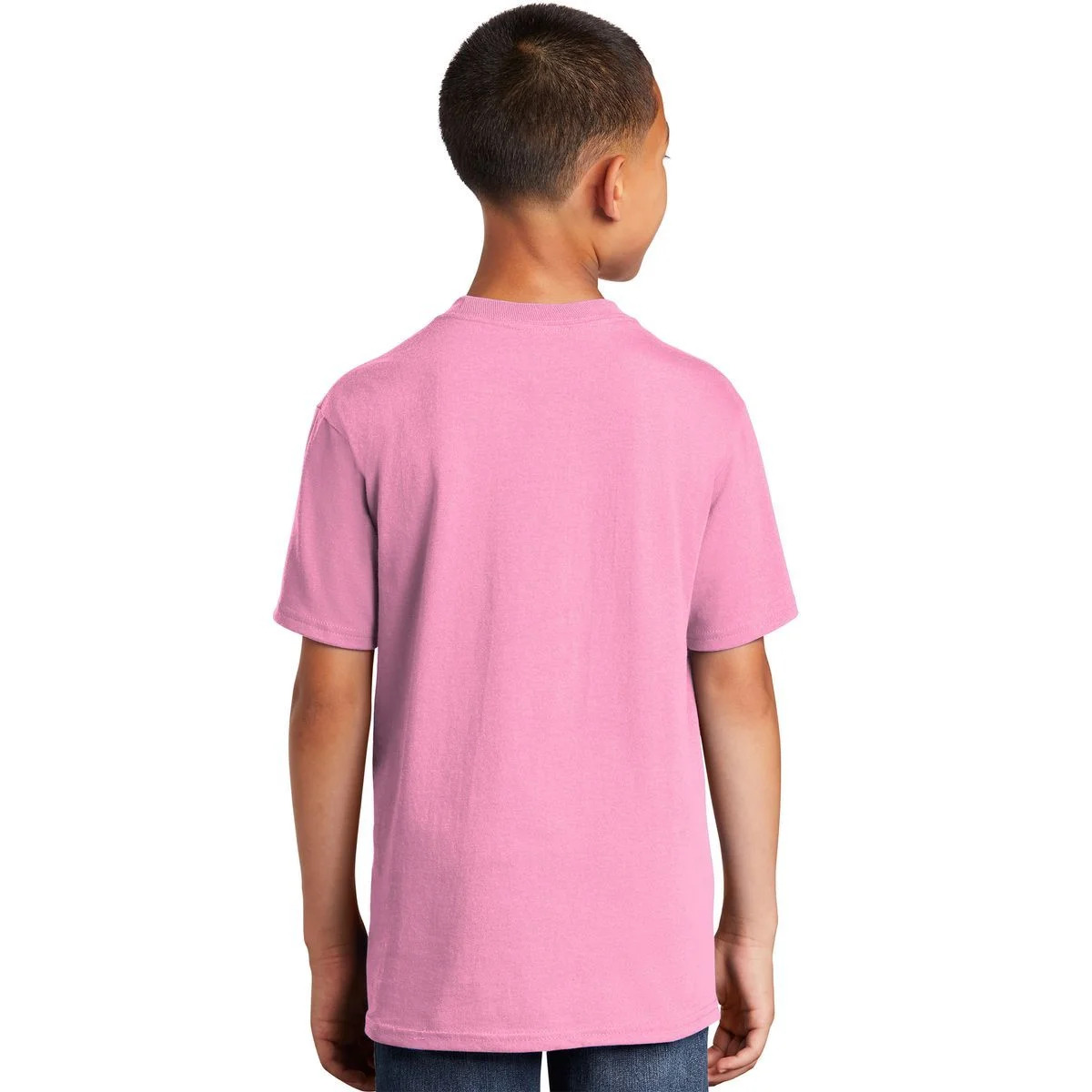 Your Text Personalized Custom Text Cute Girls Easter Bunny Kids T-Shirt - Back