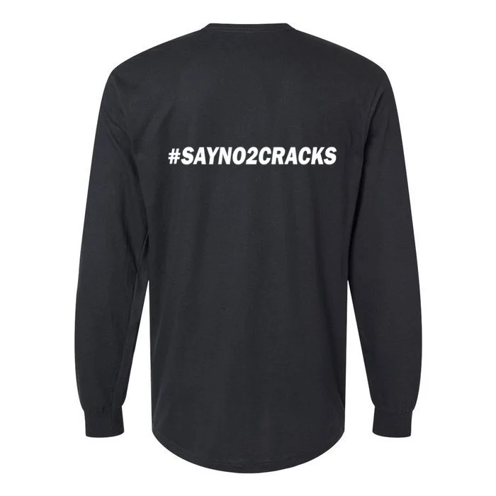 Phone Clinic Softstyle® CVC Long Sleeve T-Shirt - Back