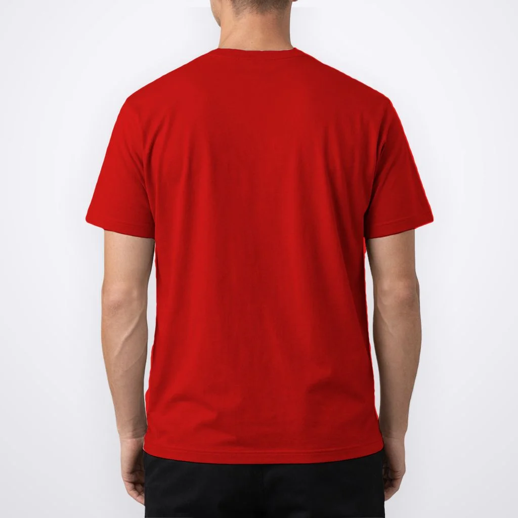 Personalized Patriotic American Flag Vintage Custom Text T-Shirt - Back 1