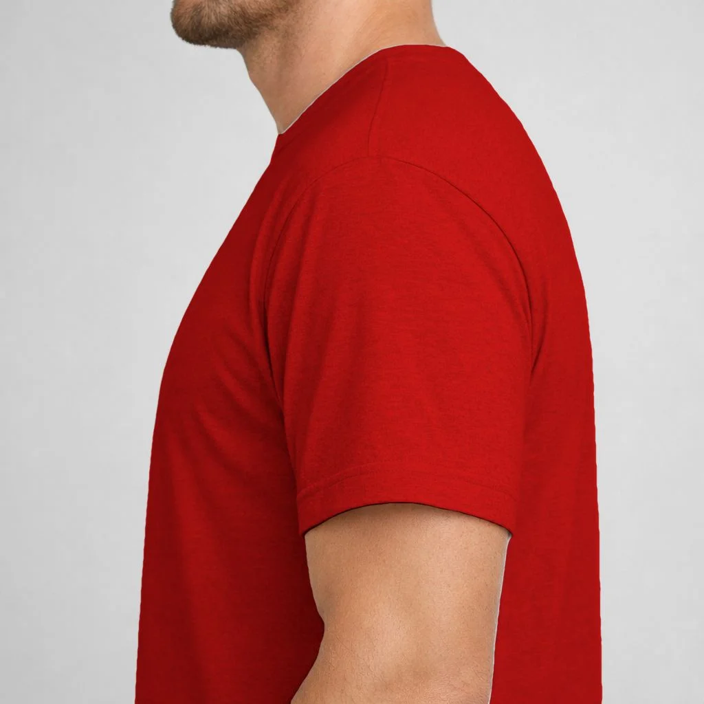 Personalized Patriotic American Flag Vintage Custom Text T-Shirt - Left Sleeve