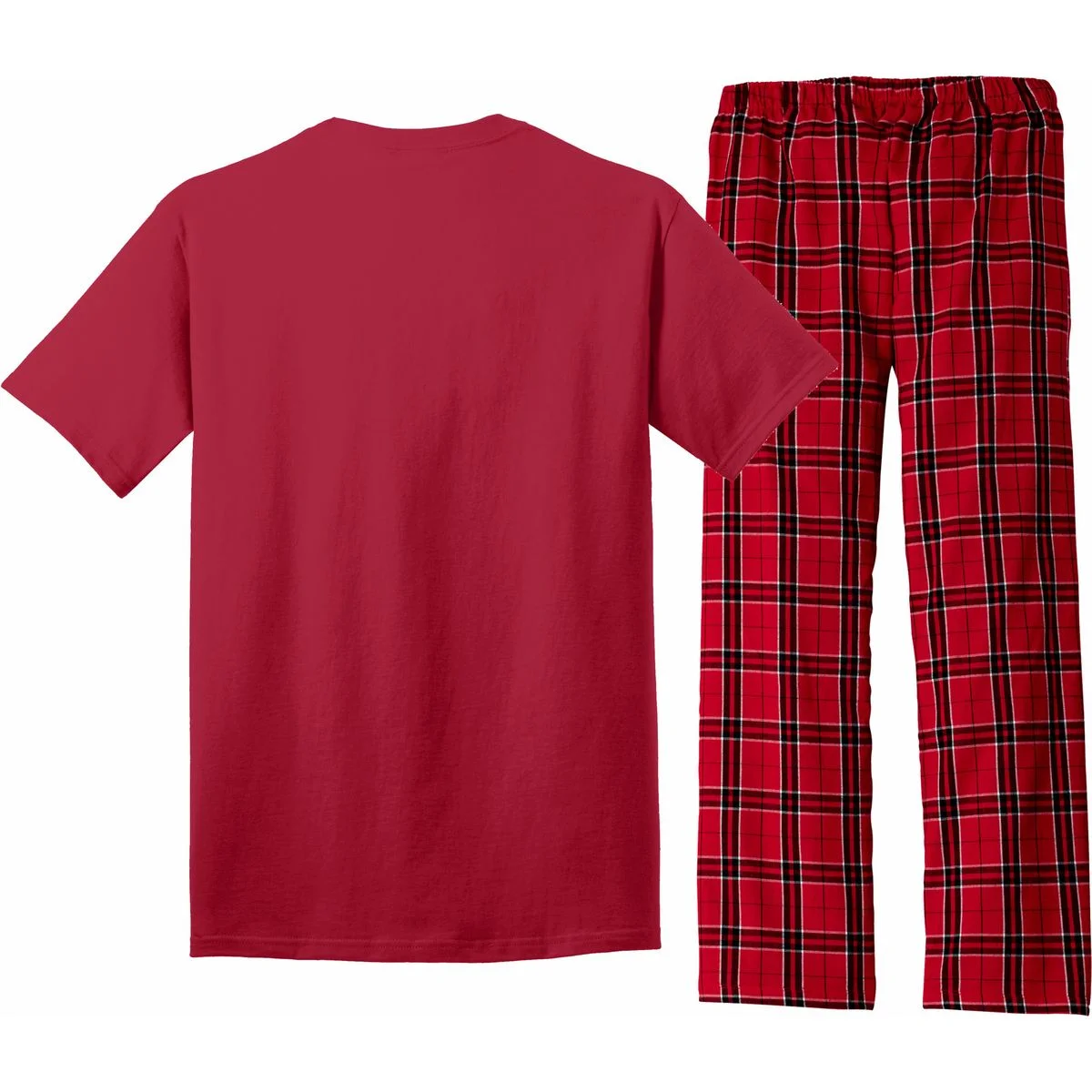 Personalized Patriotic American Flag Vintage Custom Text Pajama Set - Back