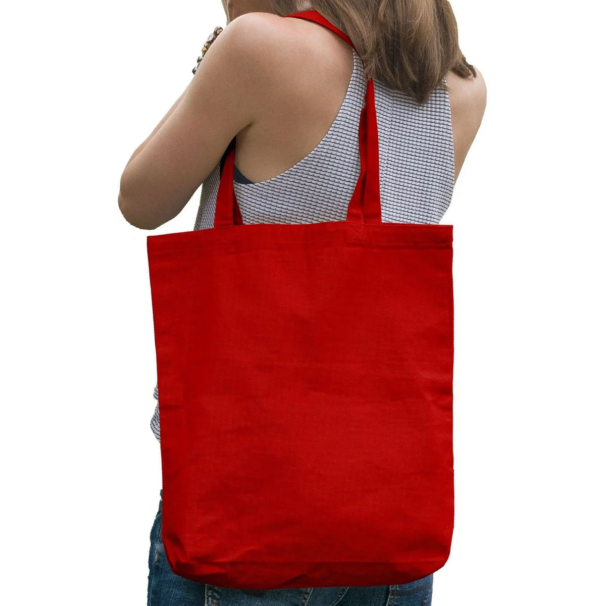 Personalized Patriotic American Flag Vintage Custom Text Tote Bag - Back