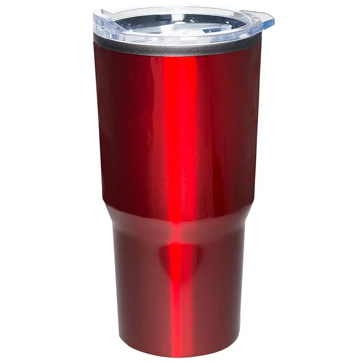 Personalized Patriotic American Flag Vintage Custom Text 20oz Tumbler - Back