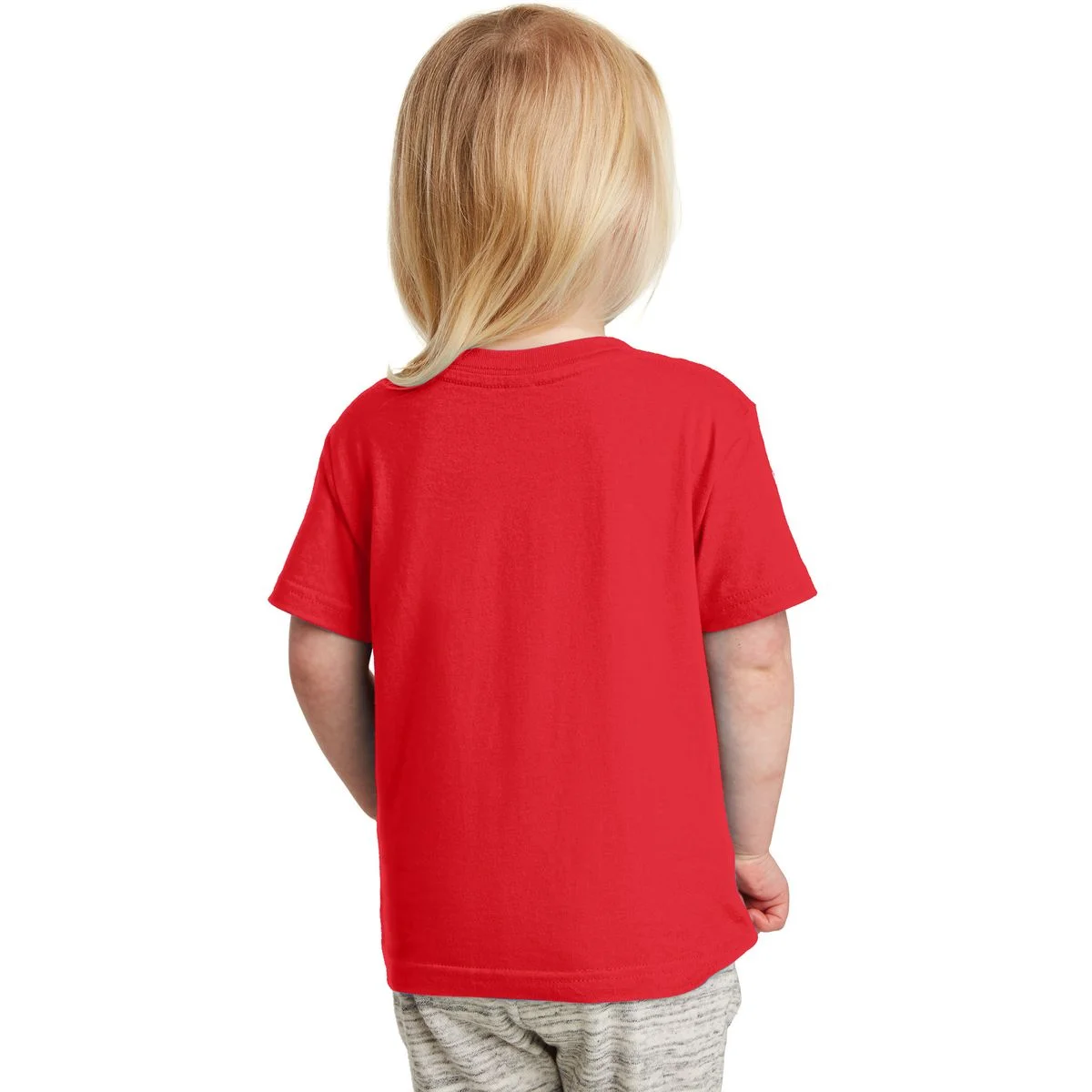 Personalized Patriotic American Flag Vintage Custom Text Toddler T-Shirt - Back