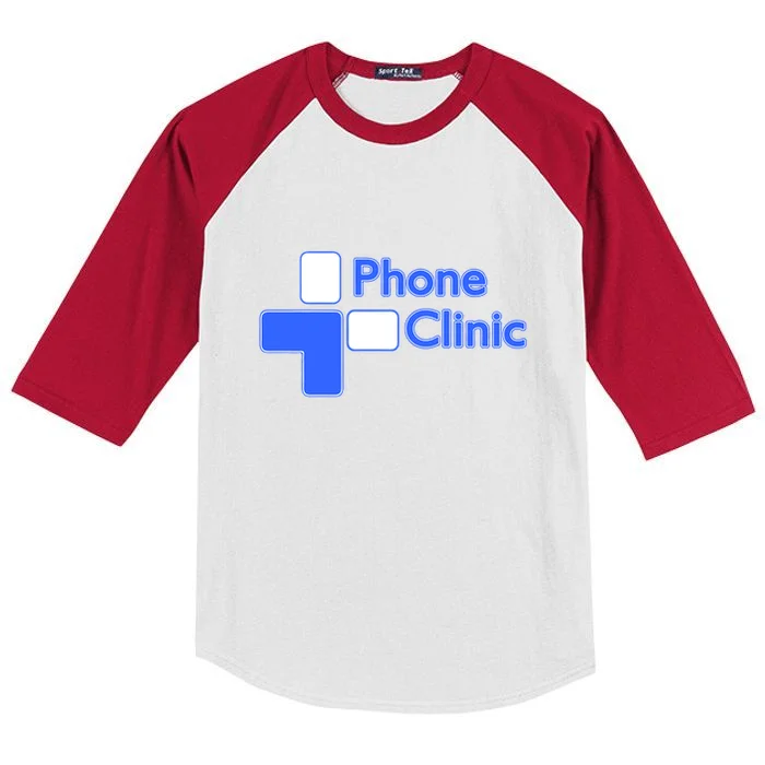 Phone Clinic Kids Colorblock Raglan Jersey - Front