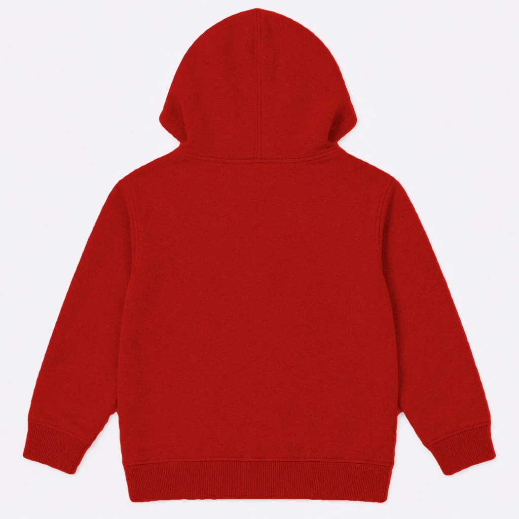 Personalized Patriotic American Flag Vintage Custom Text Kids Hoodie - Back