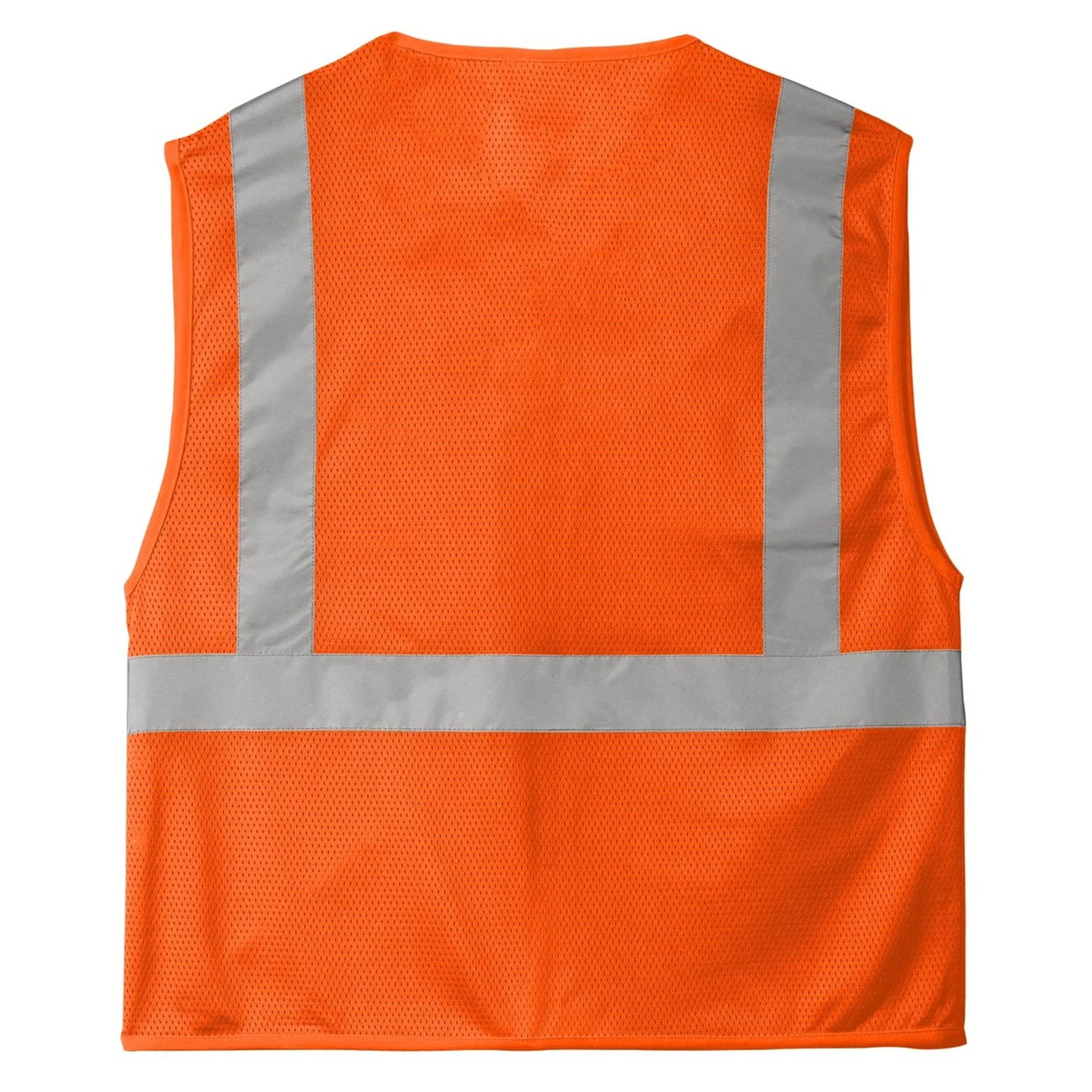 Create Your Own Custom Men's Mesh Zippered Vest - Back