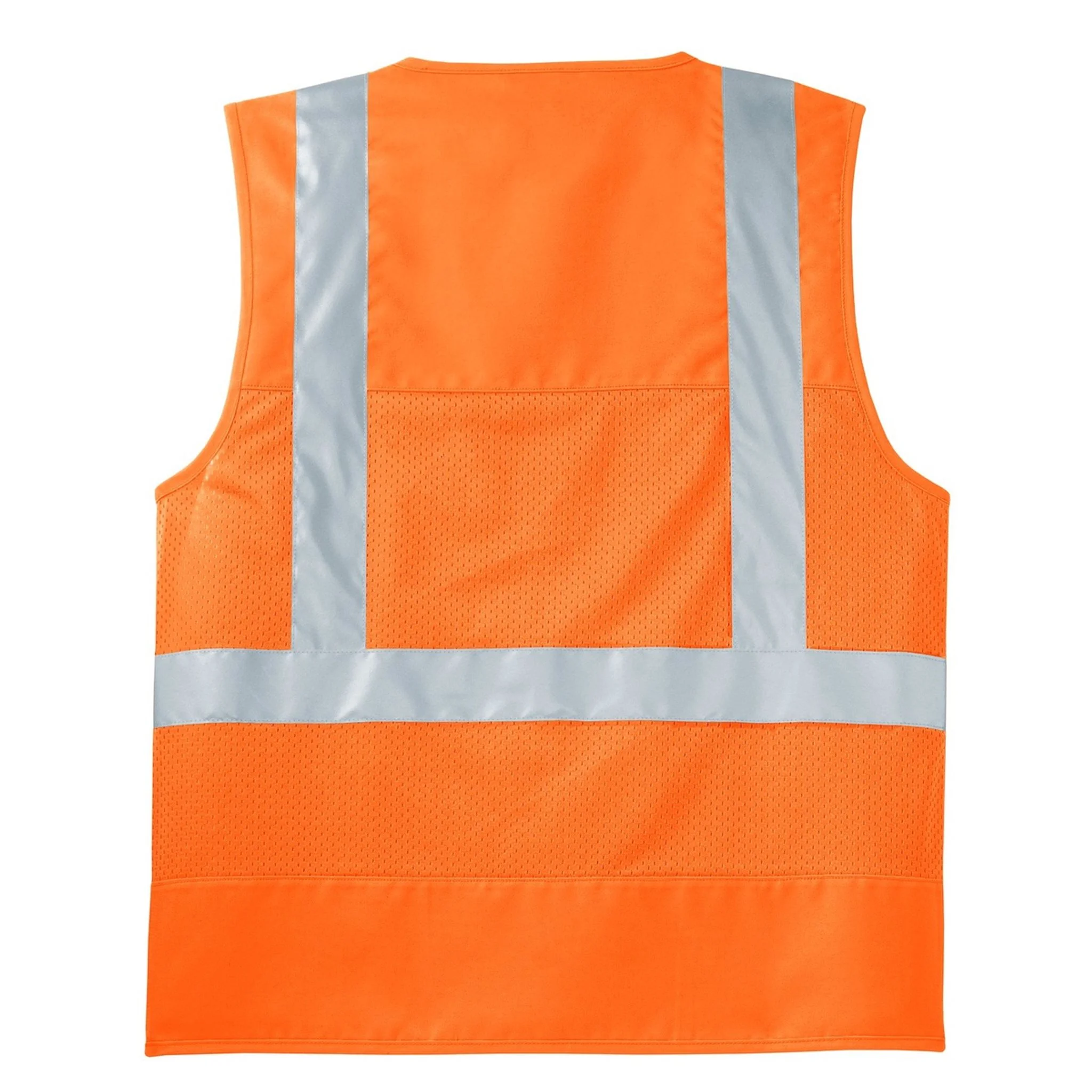Create Your Own Custom Men's ANSI Class 2 Mesh Back Safety Vest - Back