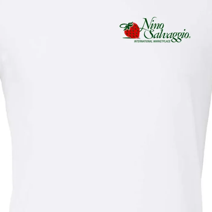 Nino Salvaggio Full Color Logo With Strawberry CVC White T-Shirt - Front - Close-up