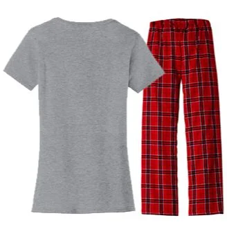 ENTER YOUR TEXT HERE! Custom Colorful Rectangles Personalized Women's Flannel Pajama Set - Back