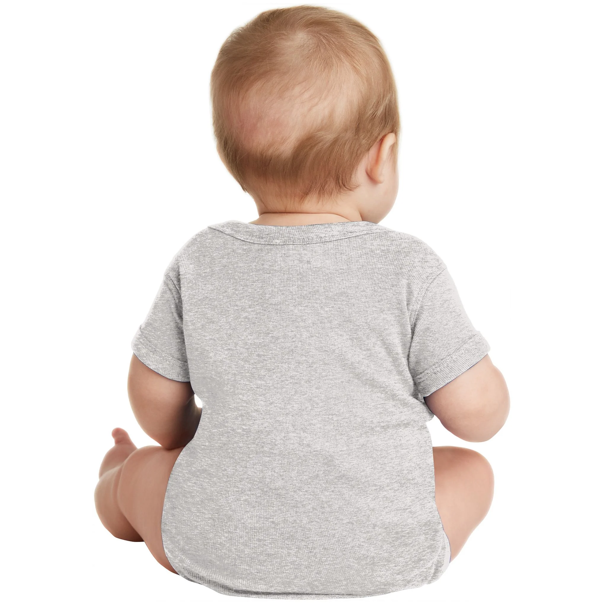 ENTER YOUR TEXT HERE! Custom Colorful Rectangles Personalized Baby Bodysuit - Back