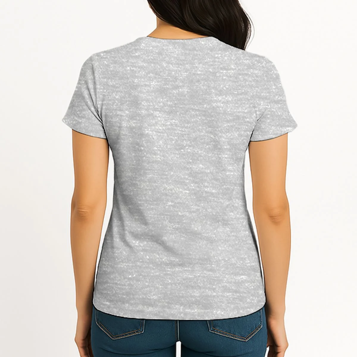 MRS. Your Name Custom Personalized School Teacher Apple Pencil Ruler Women's T-Shirt - Back