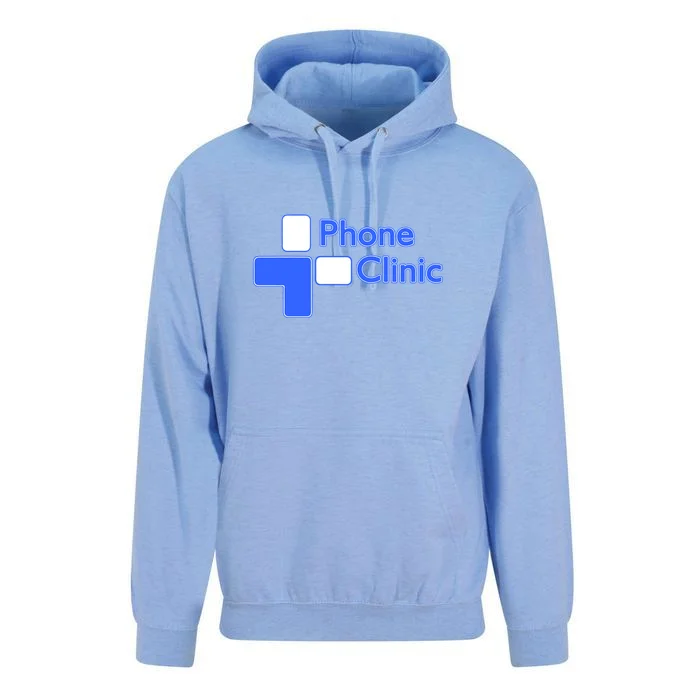 Phone Clinic Unisex Surf Hoodie - Front