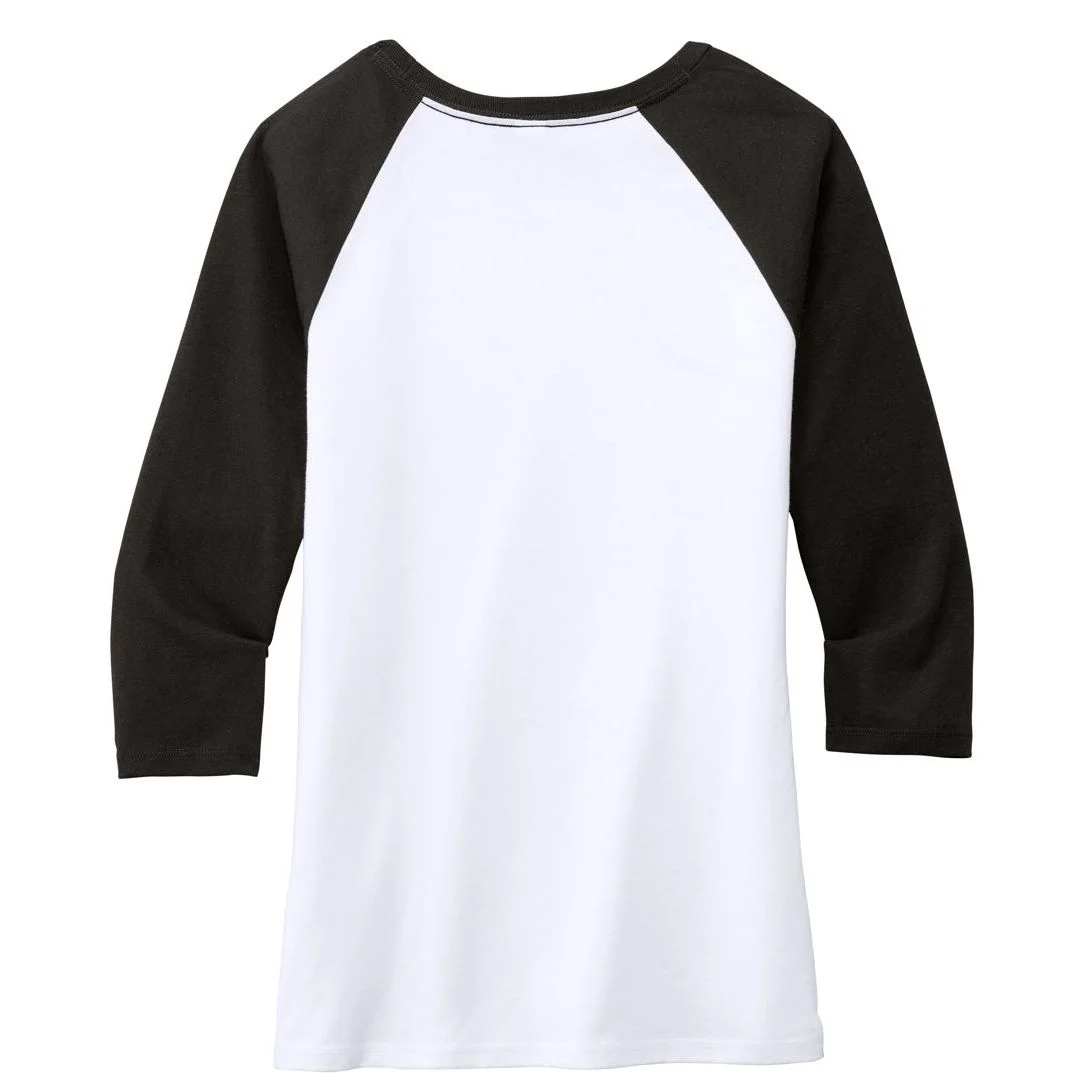 Create Your Own Custom Women's Raglan T-Shirt - Back