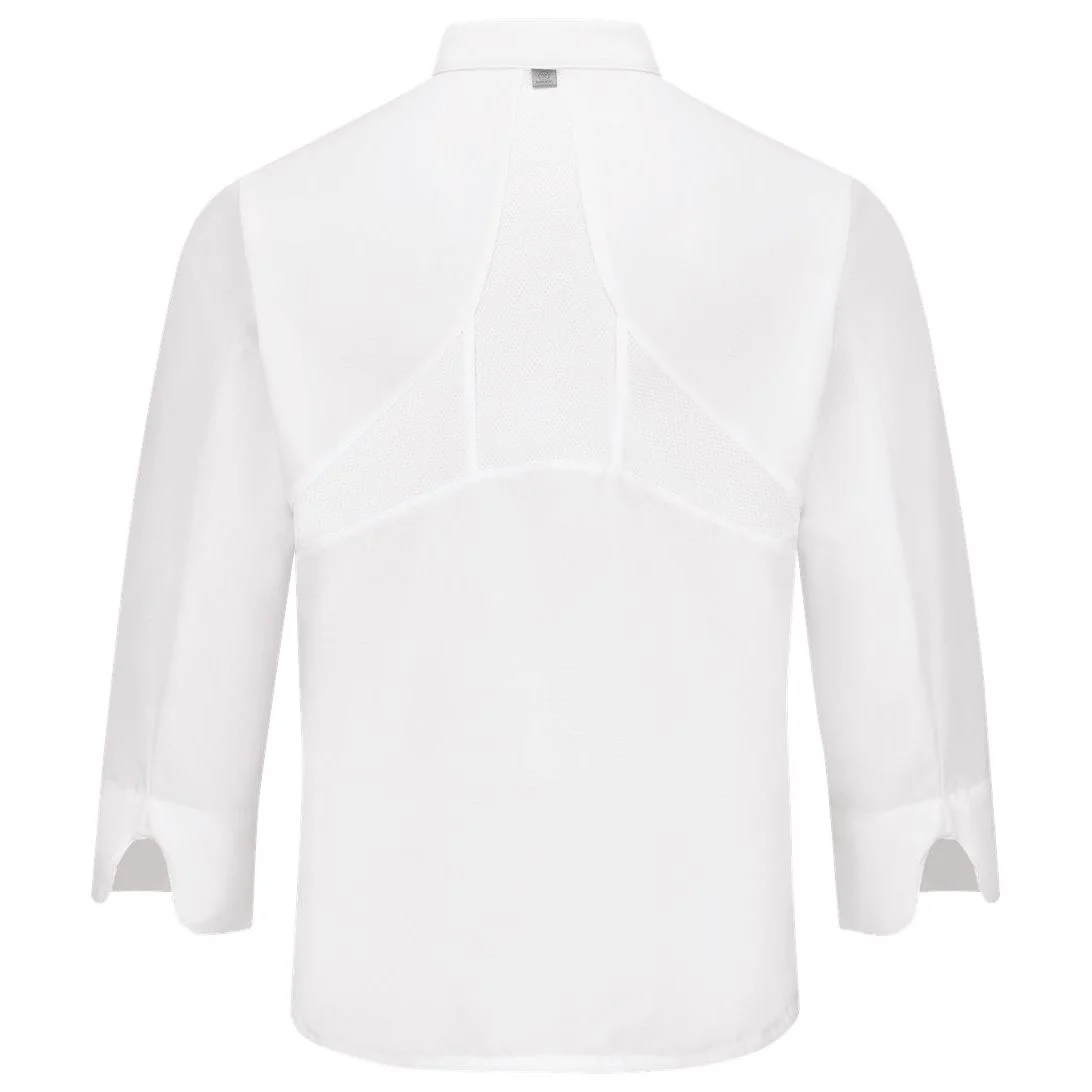 Customizable Pink Ribbon Support Men's Chef Coat - Back