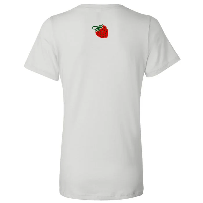 Nino Salvaggio White Women’s V-Neck T-Shirt - Back