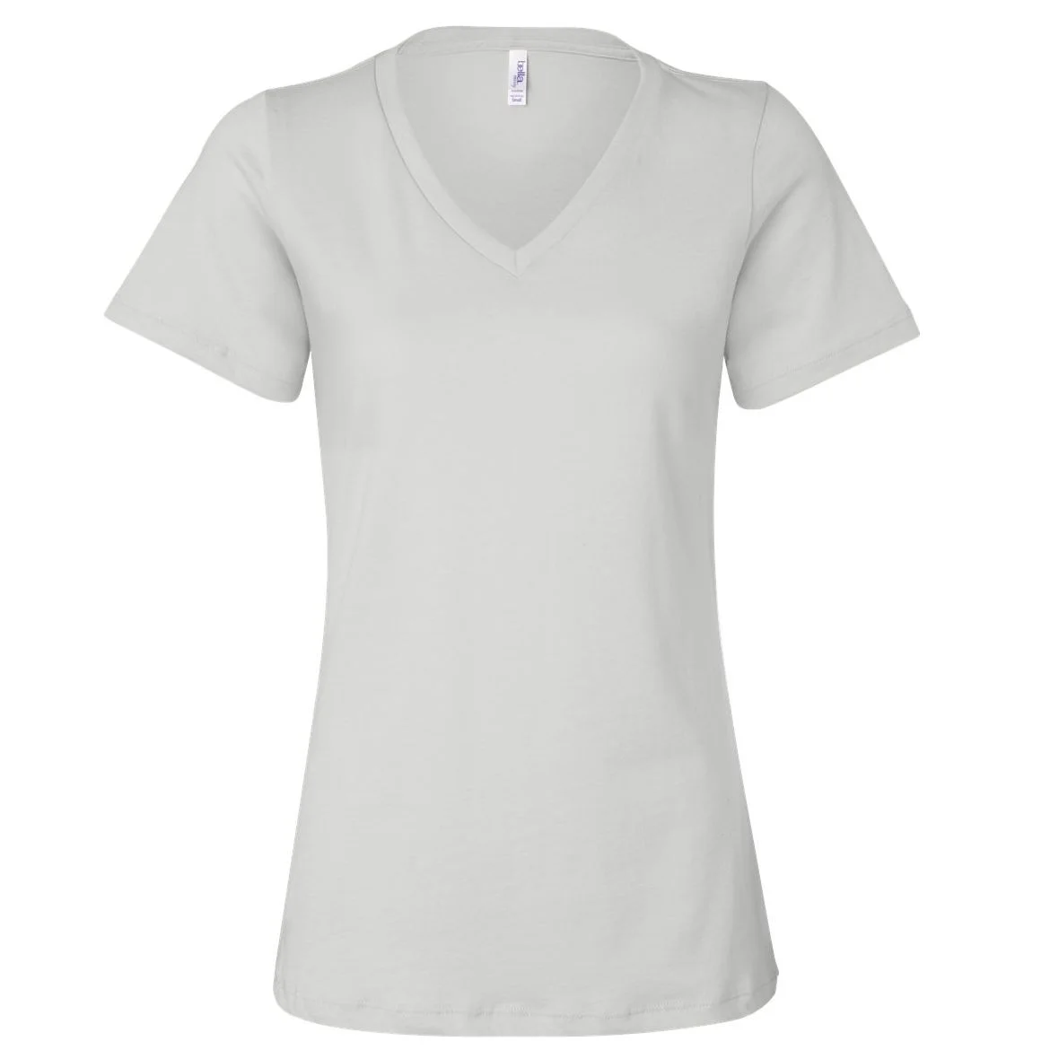 Nino Salvaggio White Women’s V-Neck T-Shirt Front