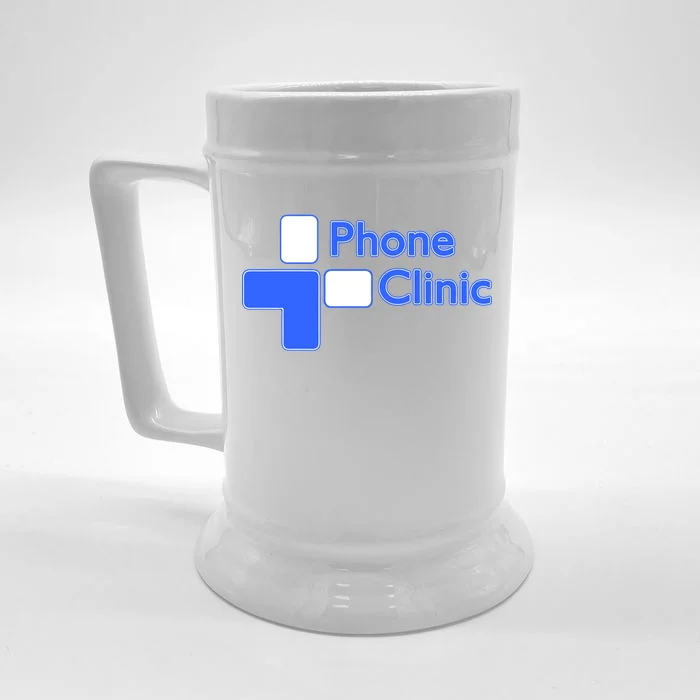 Phone Clinic Promo Beer Stein - Front