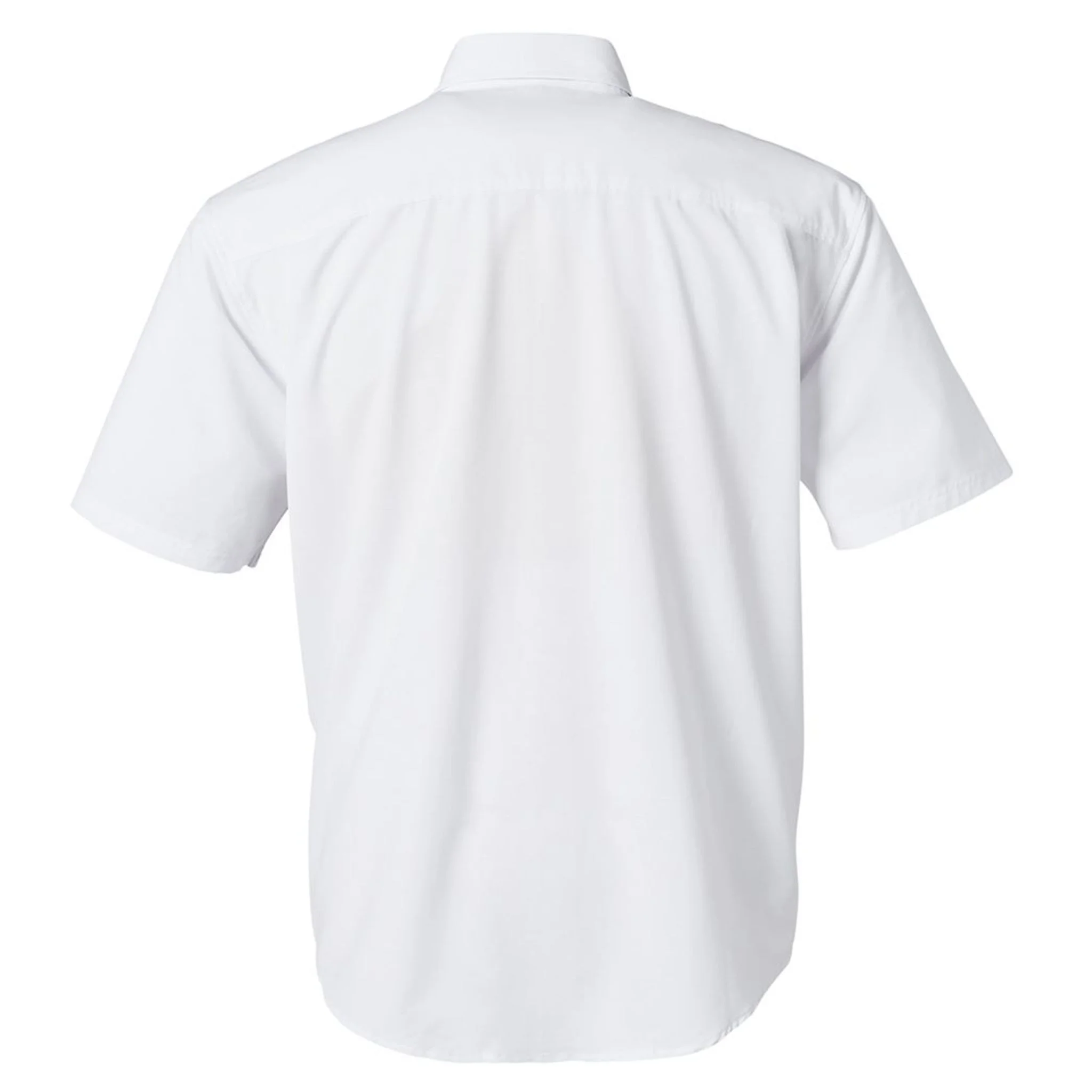 Create Your Own Custom HUK Men's Short Sleeve Solid Button Up - Back