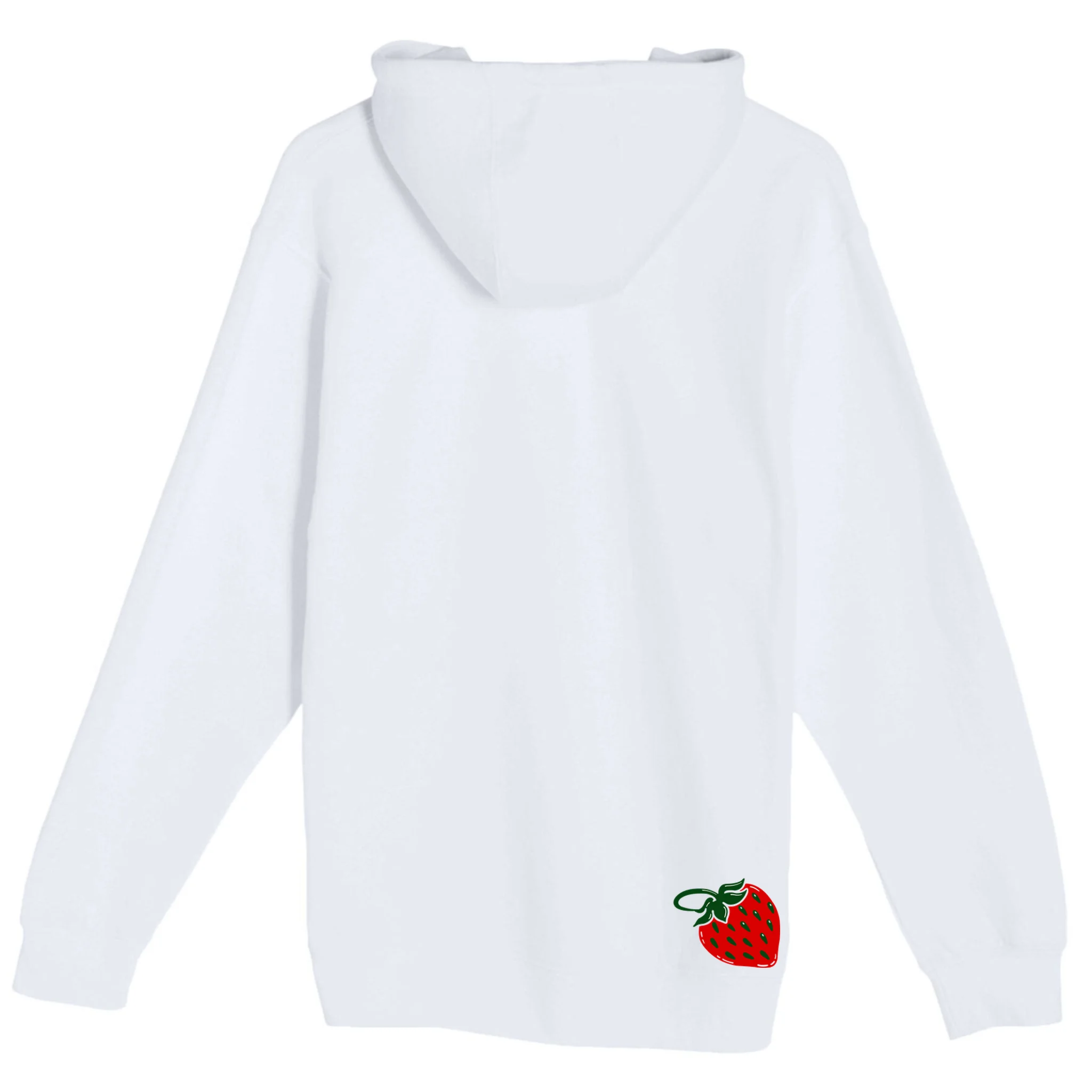 Nino Salvaggio Logo With Strawberry on Hip - Premium Hoodie - Back