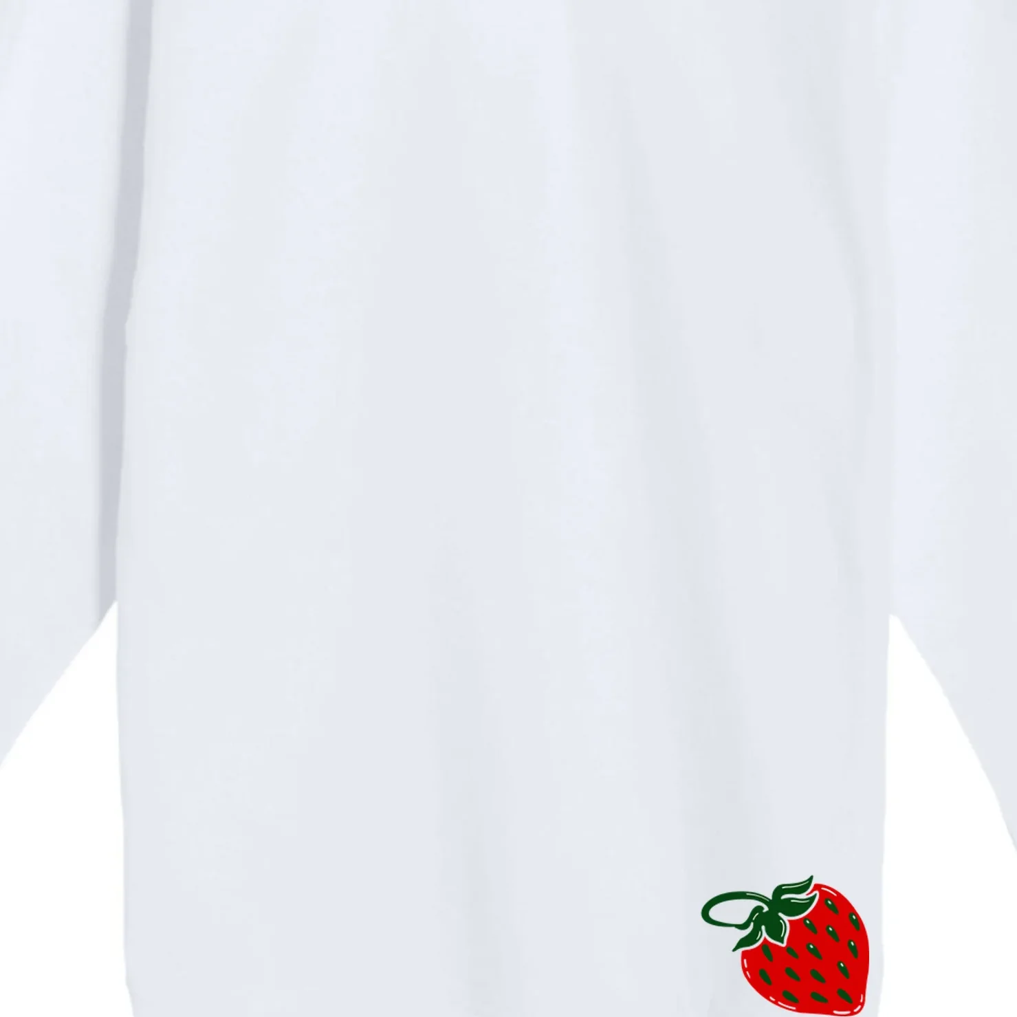 Nino Salvaggio Logo With Strawberry on Hip - Premium Hoodie - Back - Close-up