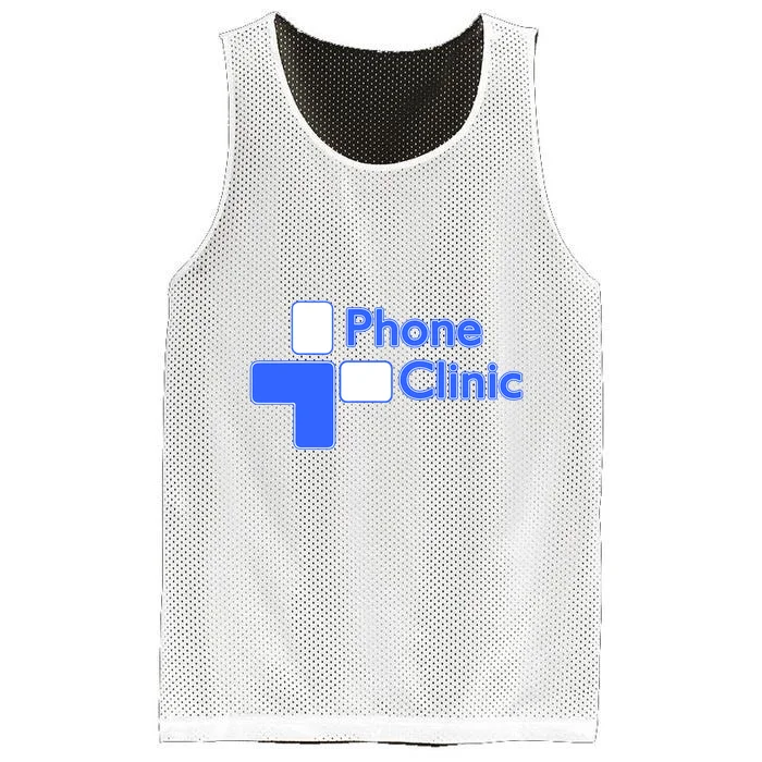 Phone Clinic Mesh Reversible Basketball Jersey Tank - Front
