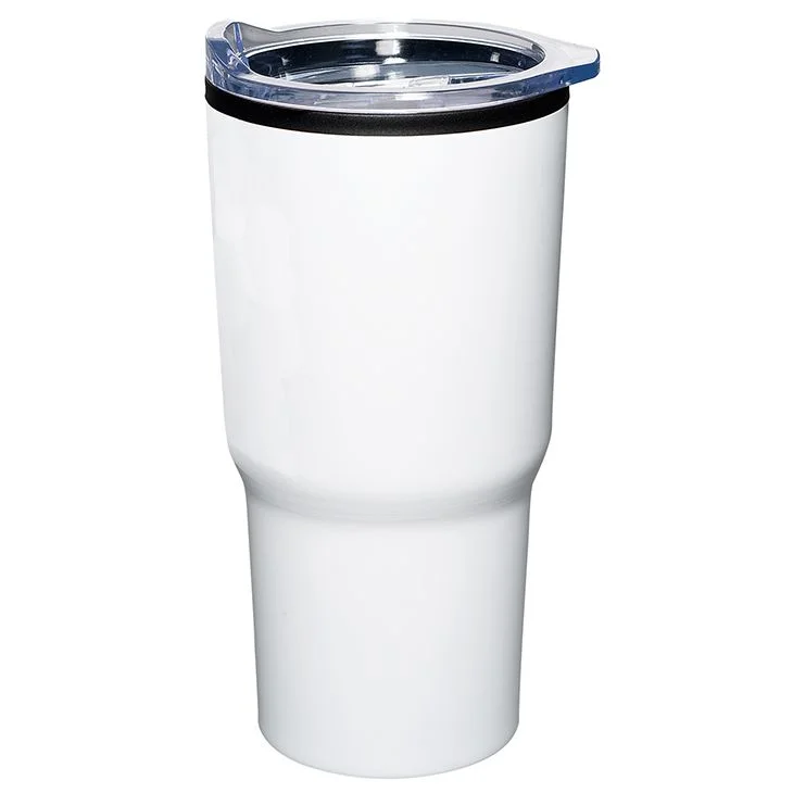 Box Logo Custom Text, Red Box, Personalized 20oz Tumbler - Back