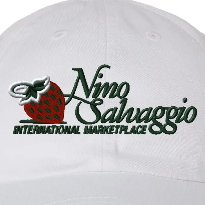 Nino Salvaggio Bio-Washed Classic Cotton Twill Hat - Front - Close-up