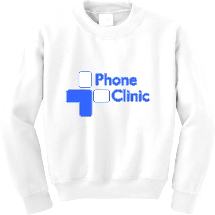 Phone Clinic Kids Sweatshirt - Front