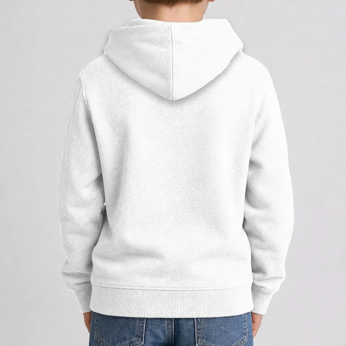 Personalized Family Reunion Last Name and Year Kids Hoodie - Back 1