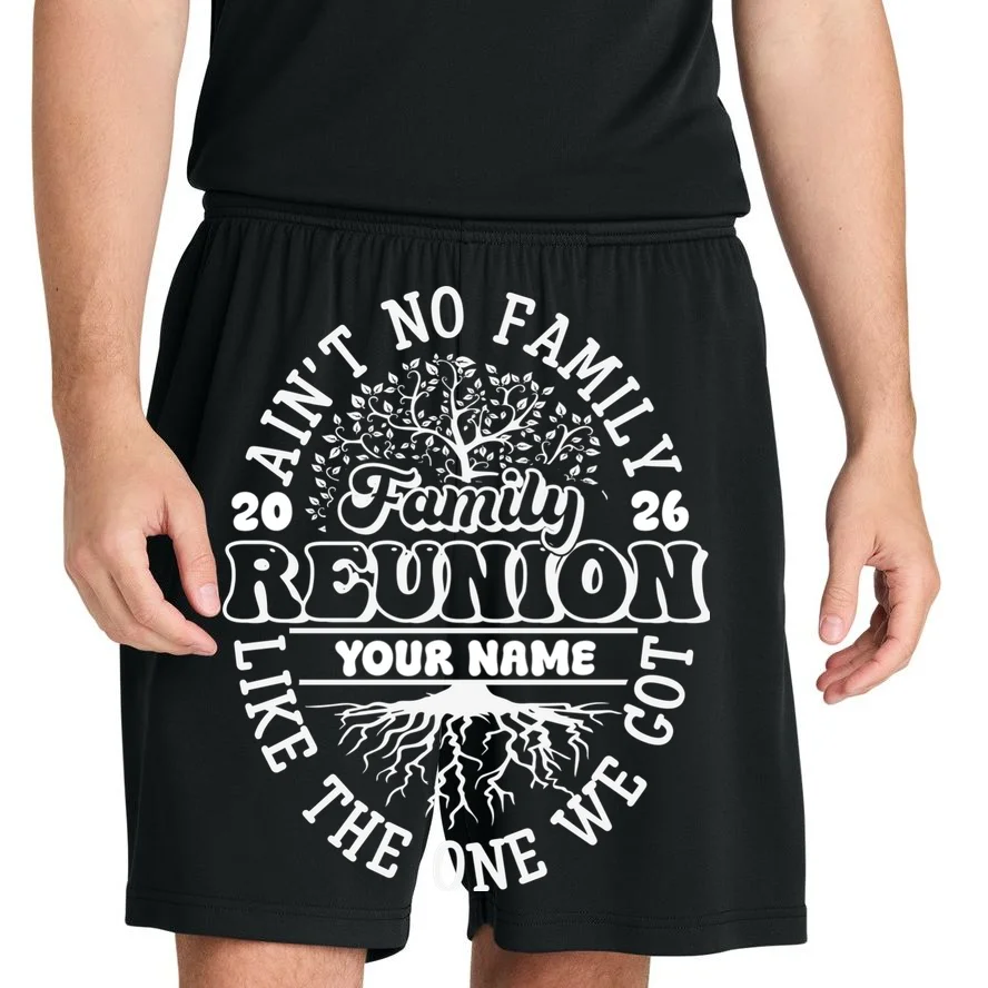 Ain't No Family Like the One We Got Custom Last Name Men's Shorts - Front 1