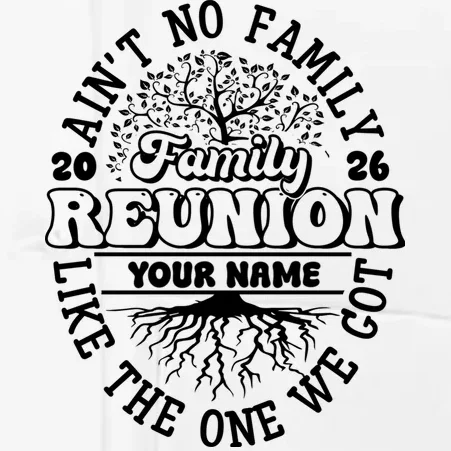 Ain't No Family Like the One We Got Custom Last Name Men's Chef Coat - Front - Close-up