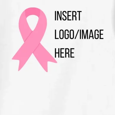 Breast Cancer Awareness Company Logo Custom Men's Button Up - Front - Close-up