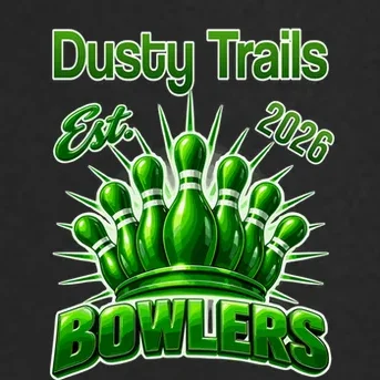 Bowling Club – Classic Sports Custom Team Name & Year Men's Soft Jacket - Front - Close-up