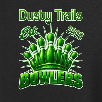Bowling Club – Classic Sports Custom Team Name & Year Women's Soft Jacket - Front - Close-up