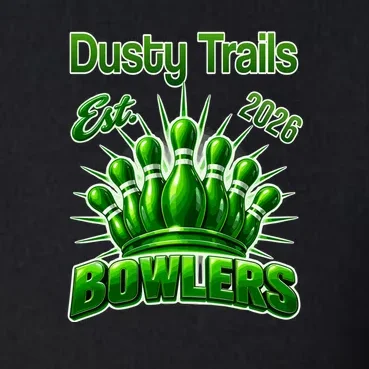Bowling Club – Classic Sports Custom Team Name & Year Men's Pullover Quarter Zip - Front - Close-up