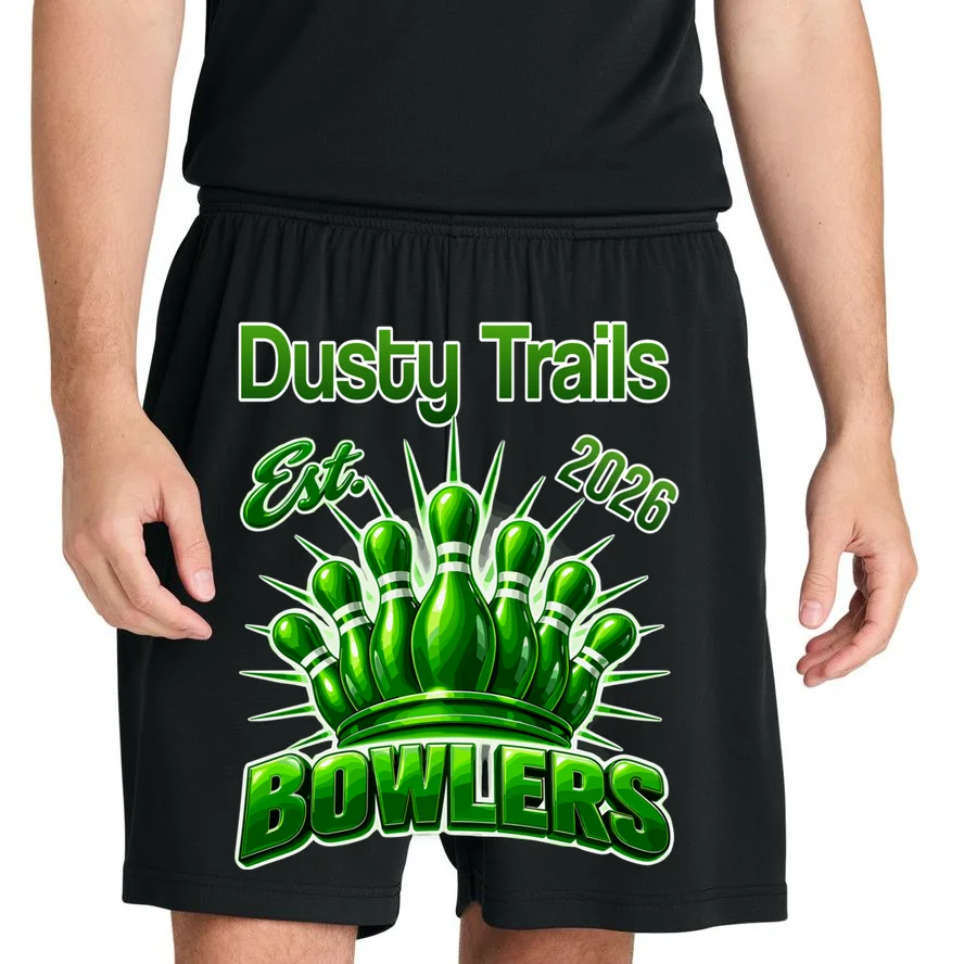 Bowling Club – Classic Sports Custom Team Name & Year Men's Shorts - Front 1