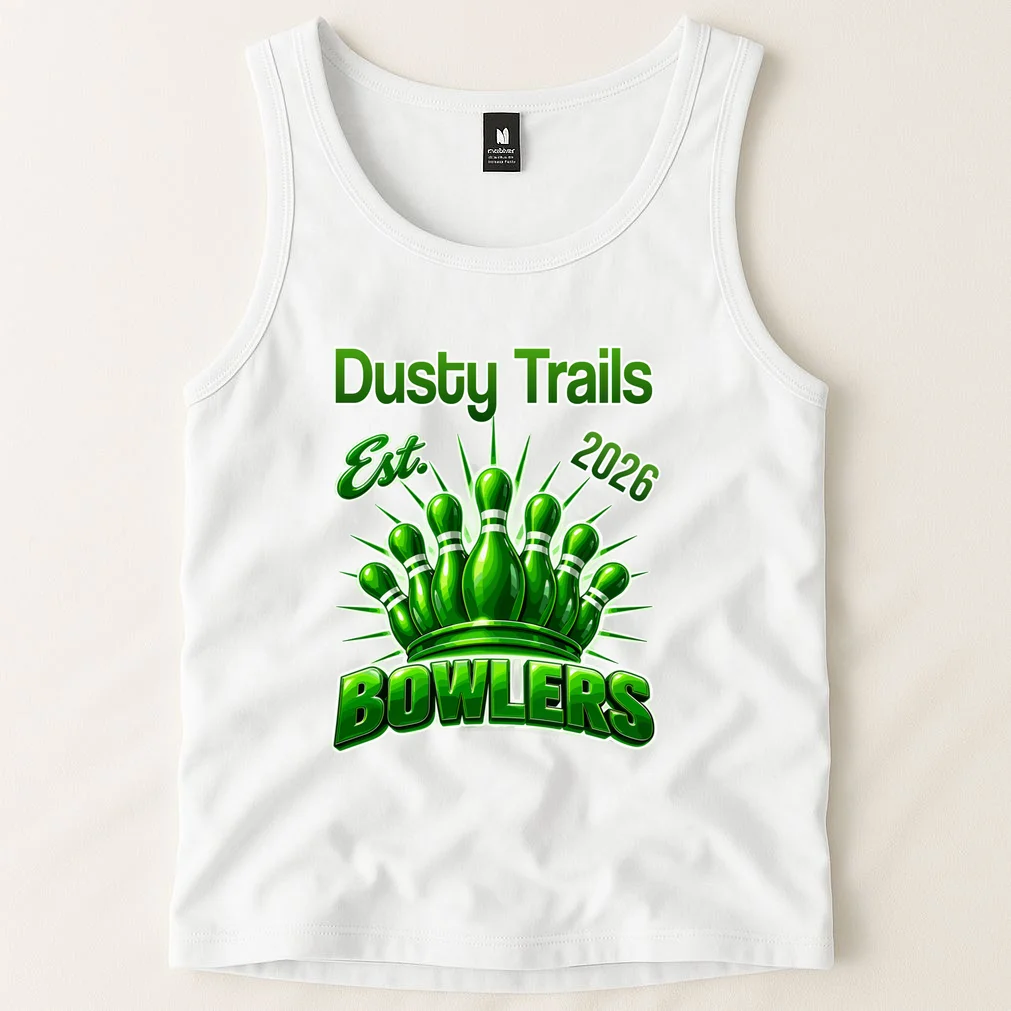 Bowling Club – Classic Sports Custom Team Name & Year Men's Tank Top - Front 1