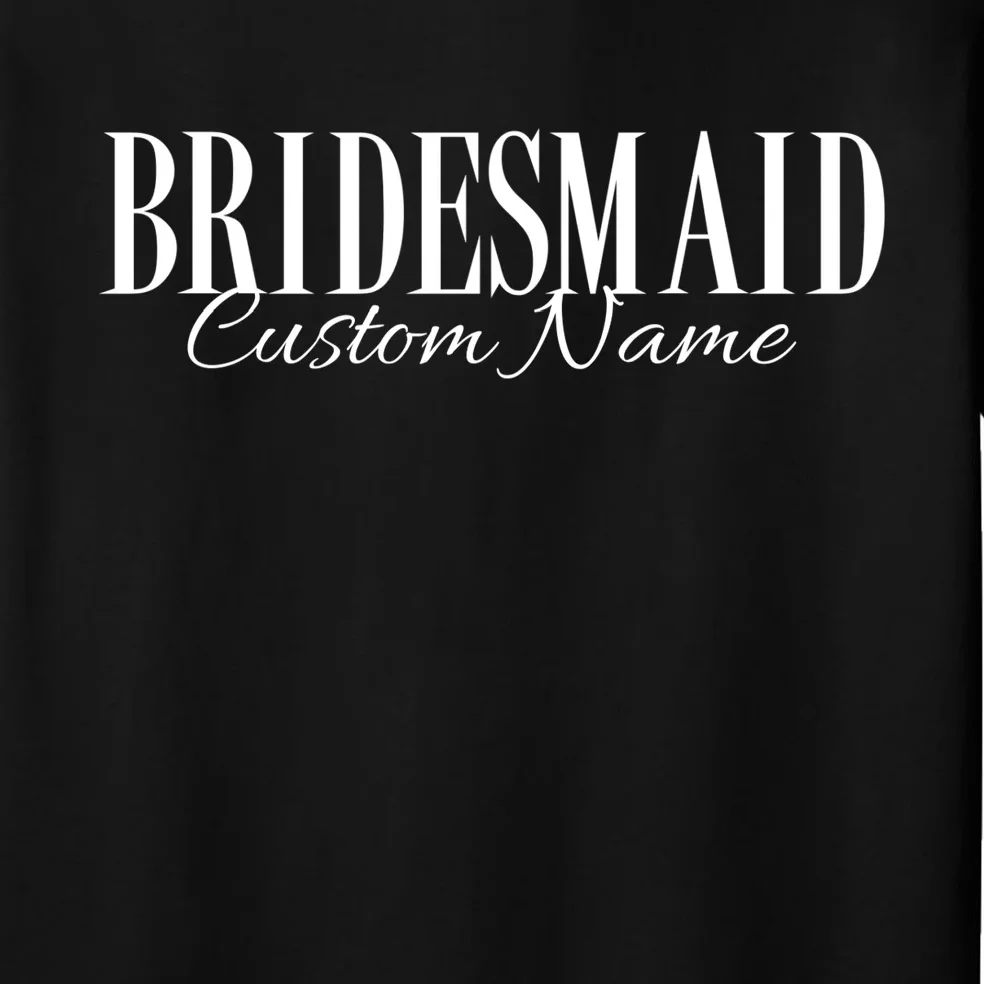 Bridesmaid Custom Name Personalized Bachelorette Men's Pajamas - Front - Close-up