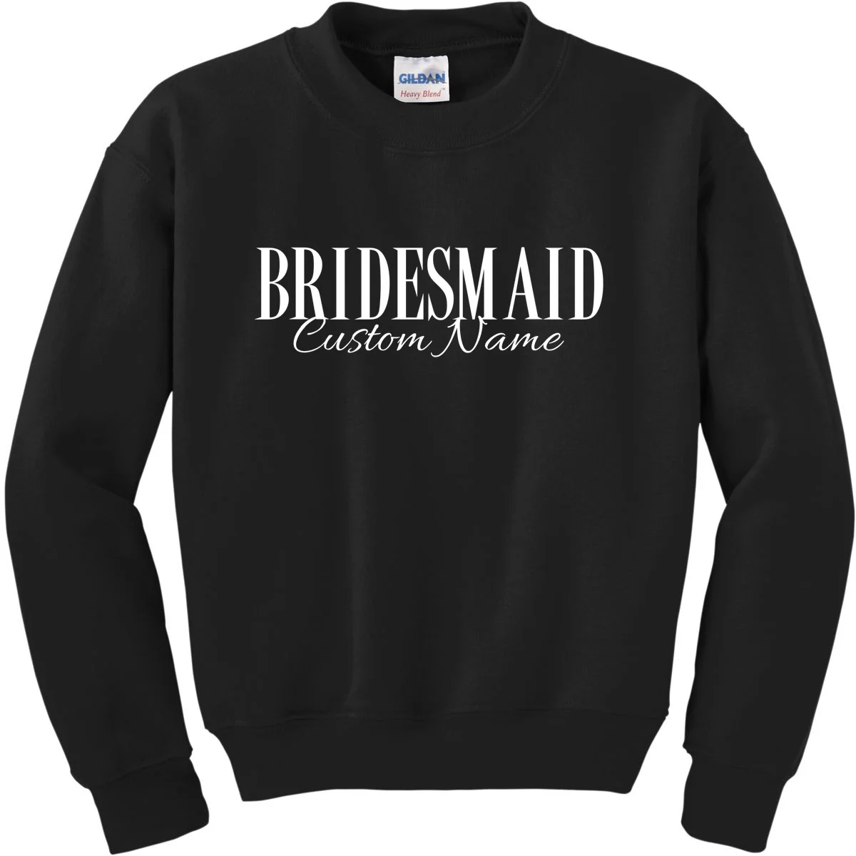 Bridesmaid Custom Name Personalized Bachelorette Kids Sweatshirt - Front