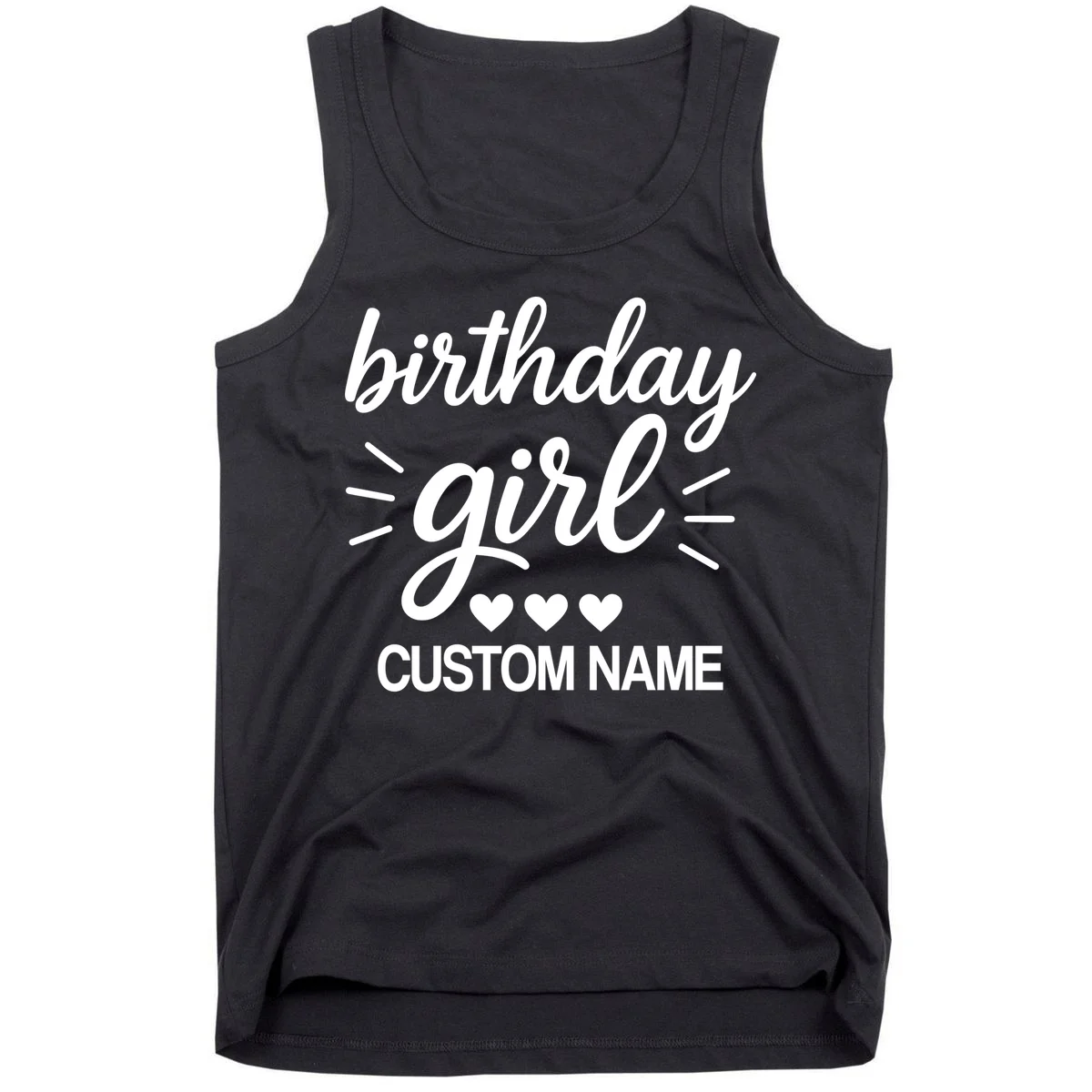 birthday girl Cute Customizable Birthday Gift Men's Tank Top - Front