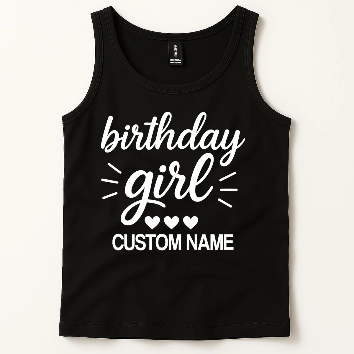 birthday girl Cute Customizable Birthday Gift Men's Tank Top - Front 1
