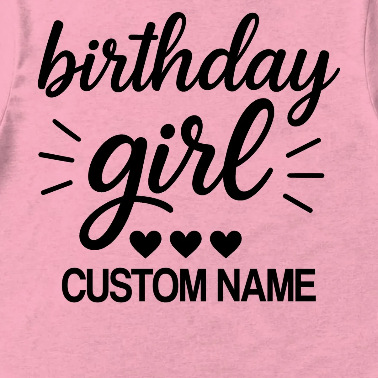 birthday girl Cute Customizable Birthday Gift Men's T-Shirt - Front - Close-up