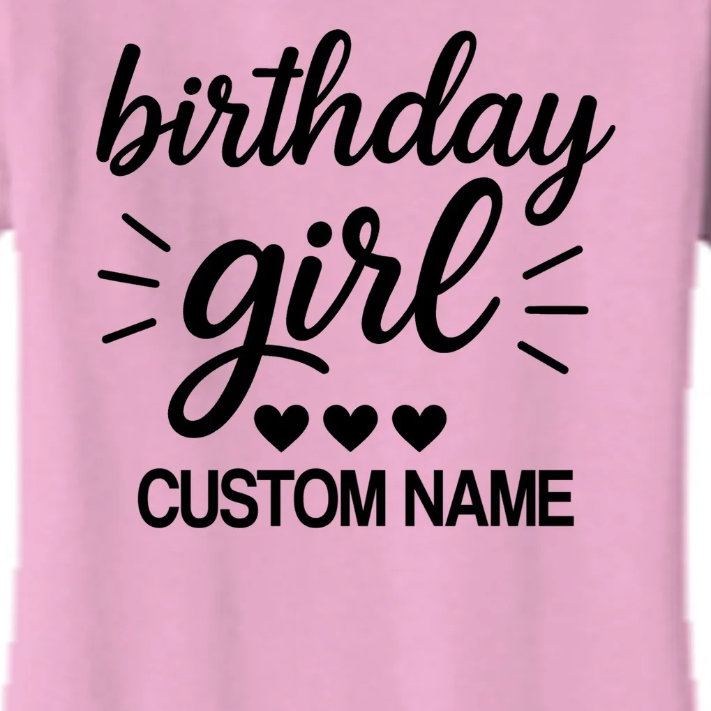 birthday girl Cute Customizable Birthday Gift Women's Flannel Pajama Set - Front - Close-up