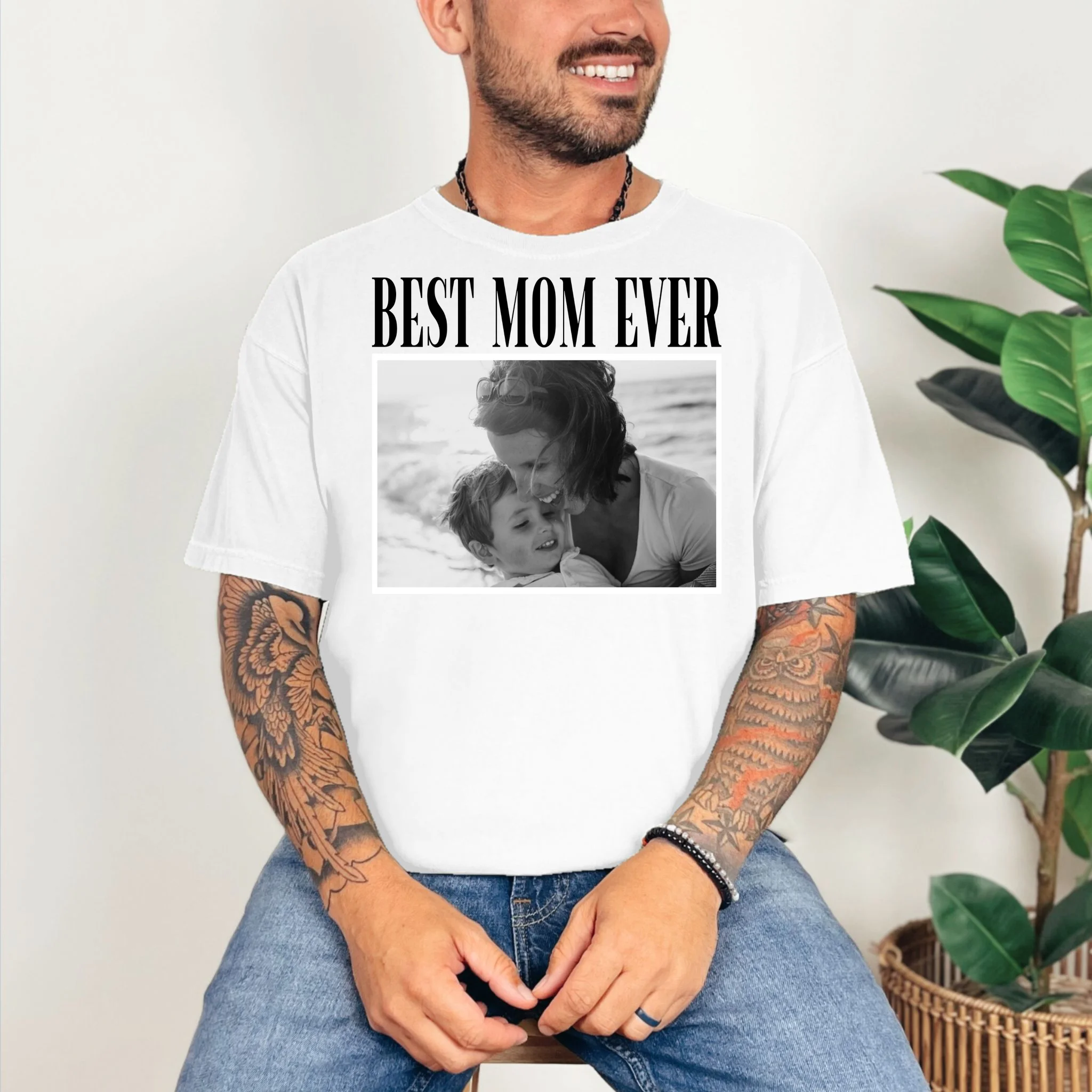 Best Mom Ever - Custom Mothers Day Personalized Moms Day T-Shirt - Front 2