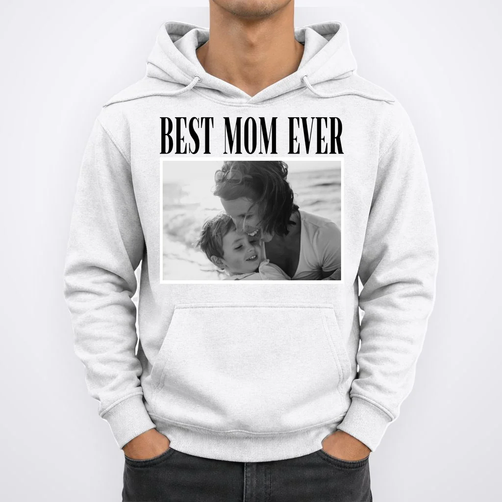 Best Mom Ever - Custom Mothers Day Personalized Moms Day Hoodie - Front 1