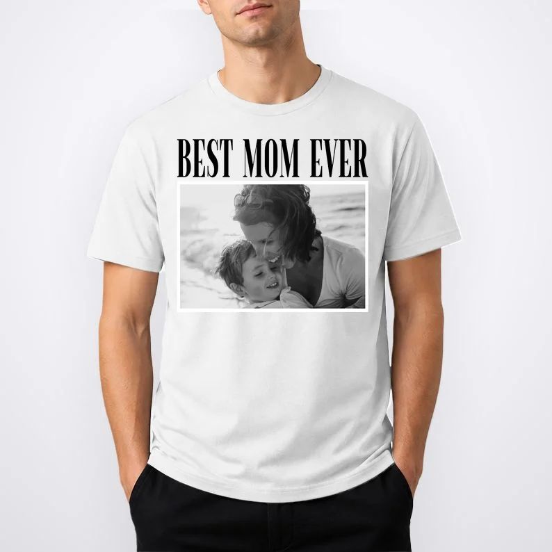 Best Mom Ever - Custom Mothers Day Personalized Moms Day T-Shirt - Front 1