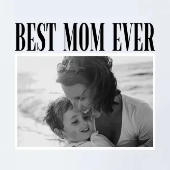 Best Mom Ever - Custom Mothers Day Personalized Moms Day Men's Polo - Front - Close-up