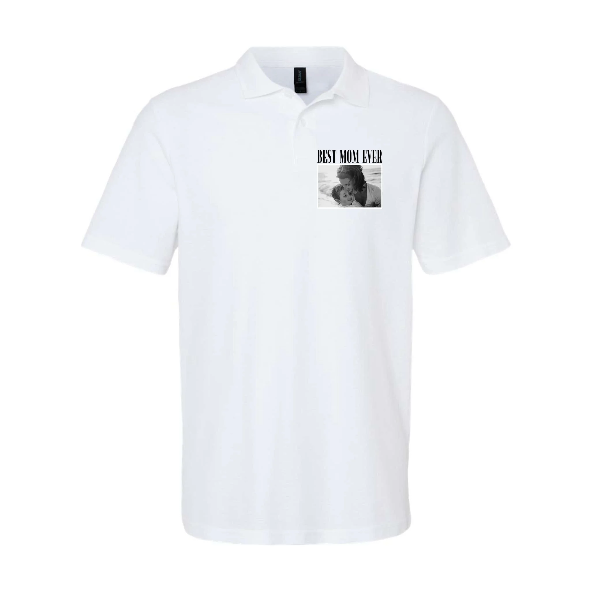Best Mom Ever - Custom Mothers Day Personalized Moms Day Men's Polo - Front