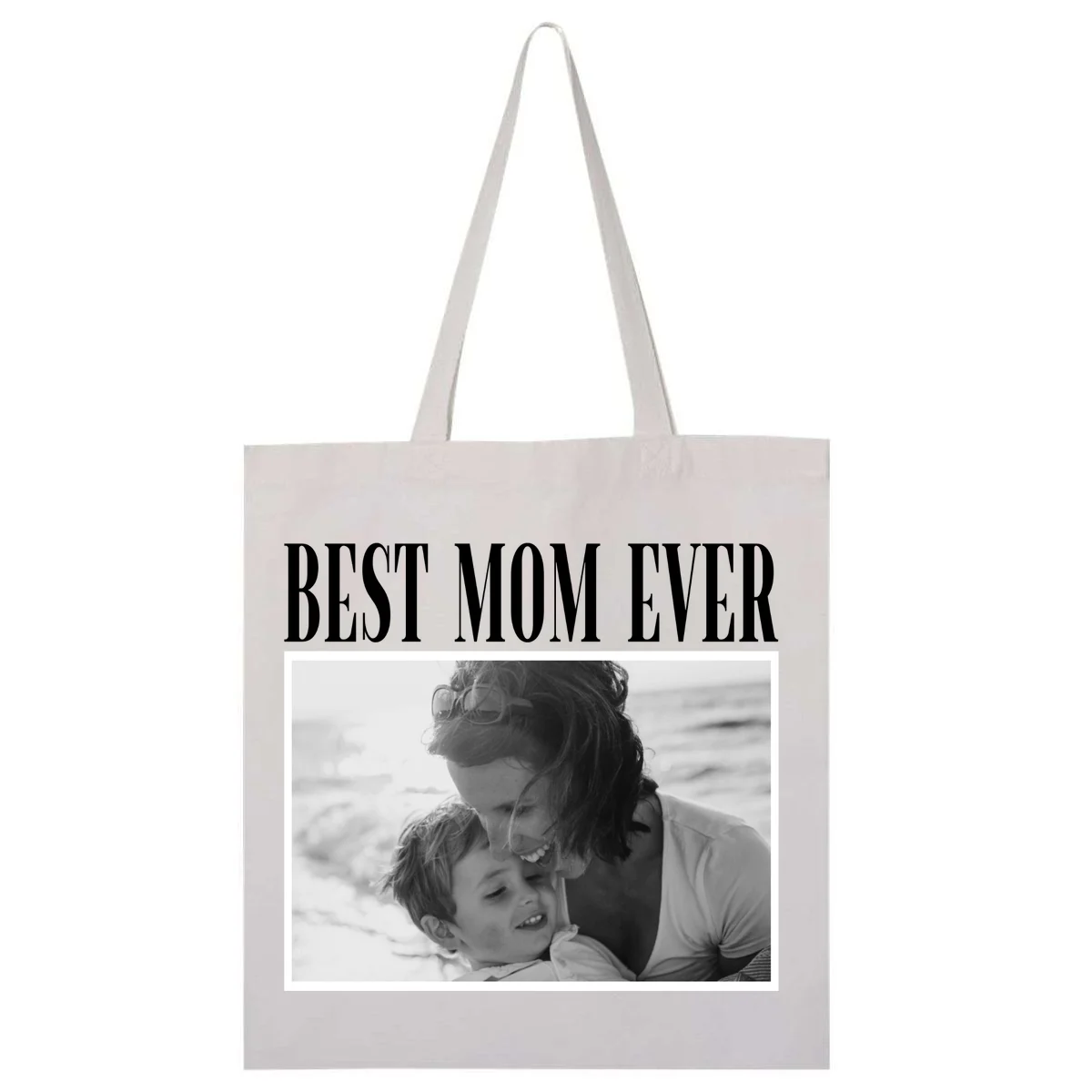 Best Mom Ever - Custom Mothers Day Personalized Moms Day Tote Bag - Front